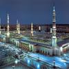 مسجد النبی در شب