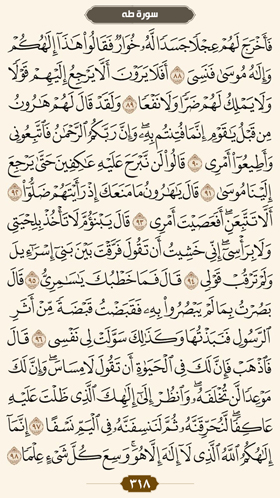 ترتیل قرآن صفحه 318 
