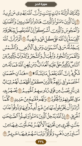 ترتیل قرآن صفحه 334 