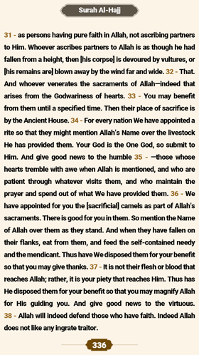 ترتیل صفحه 336 قرآن 