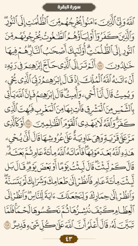 ترتیل قرآن صفحه ۴۳