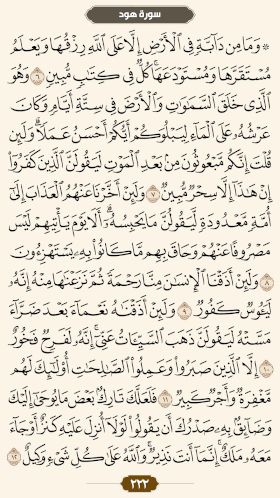 ترتیل قرآن صفحه۲۲۲ 
