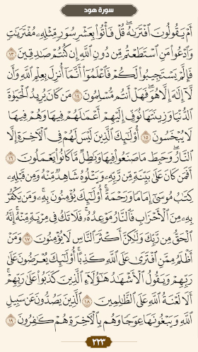 ترتیل قرآن صفحه۲۲۳ 