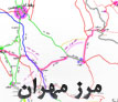 نقشه راهنماي مرز مهران تا نجف اشرف و کربلاي معلي