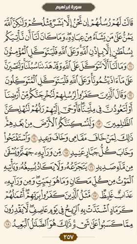 ترتیل قرآن صفحه 257 