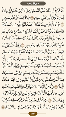 ترتیل قرآن صفحه 258 