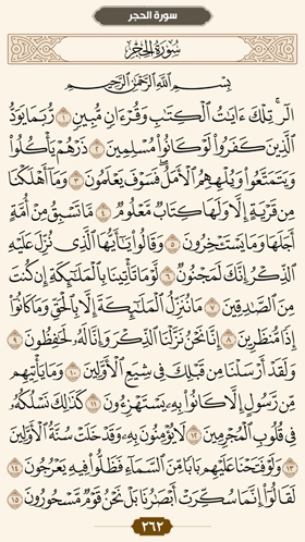 ترتیل قرآن صفحه 262 