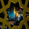 تصویر زیبا از گنبد حرم امام رضا (ع)