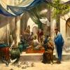 تابلو نقاشی: امام رضا (ع)‌ در کنار غلامان