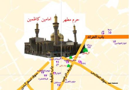 نقشه شهر کاظمین 