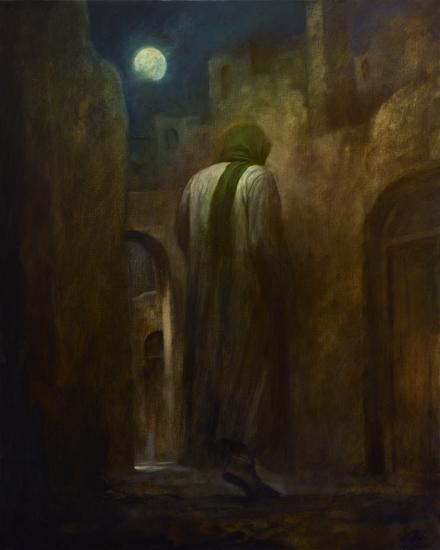 تابلوی نقاشی: کوفه میا حسین جان  / حسن روح الامین